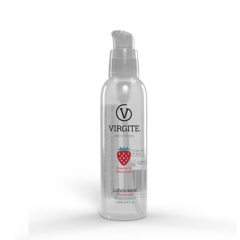 Lubricante A Base De Agua Virgite Fresa Ácida 150 ml