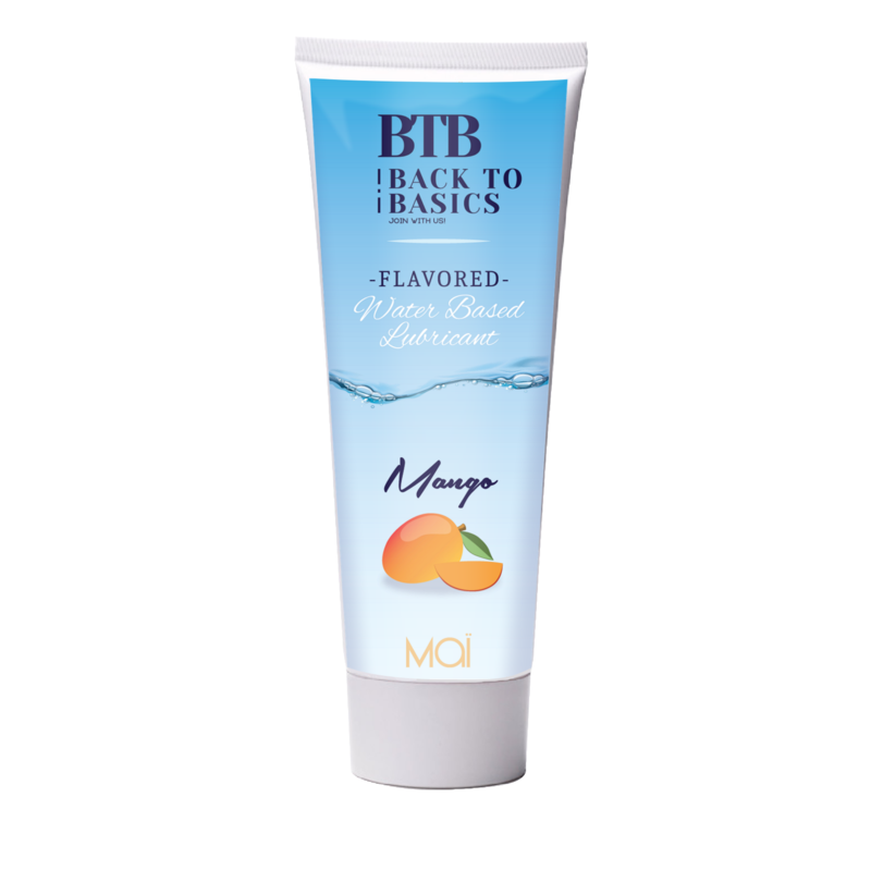 Lubricante De Base Acuosa Sabor Mango BTB 75 ml