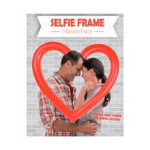 Marco Selfie Hinchable Corazón
