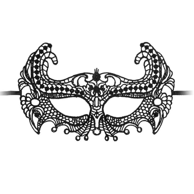 Máscara De Ouch Empress Black Lace