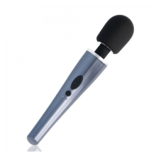 Masajeador Recargable Dexter Massage Wand Black & Silver
