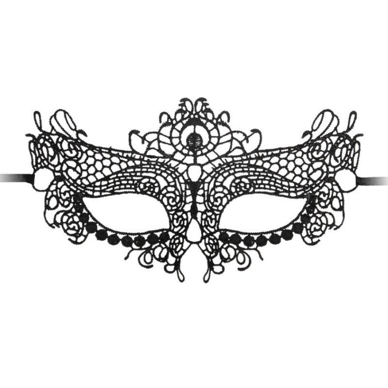 Máscara De Ouch Queen Black Lace