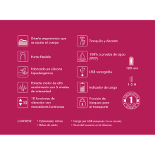 Masajeador Shunga Zoa Frambuesa