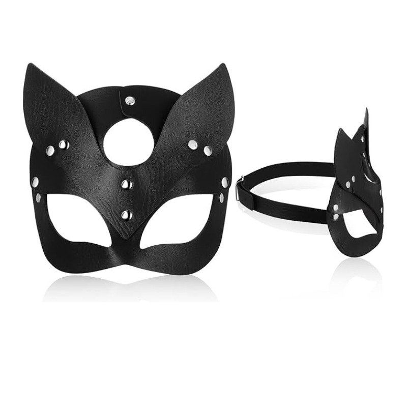 Máscara Gato Con Hebilla Negra 10160