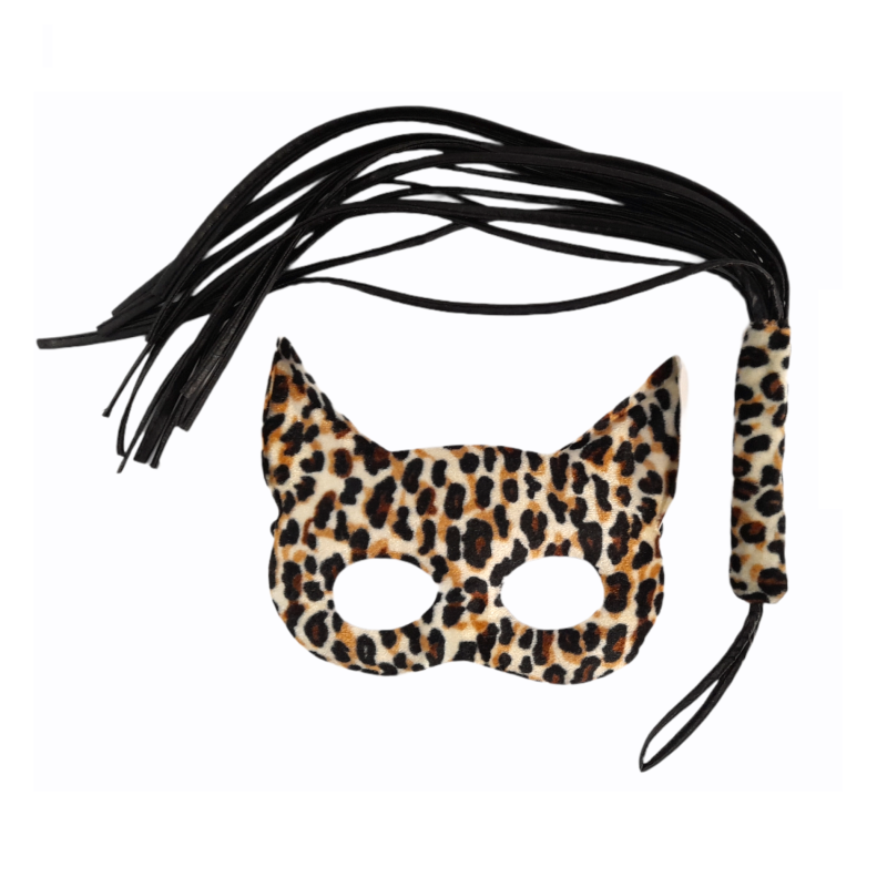 Máscara Leopardo Con Látigo