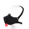 Máscara Perro Bozal Negro Neoprene Face Mask Puppy