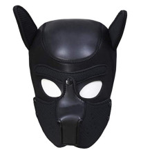 Máscara Perro Neopreno Hocico Extraible Darkness L
