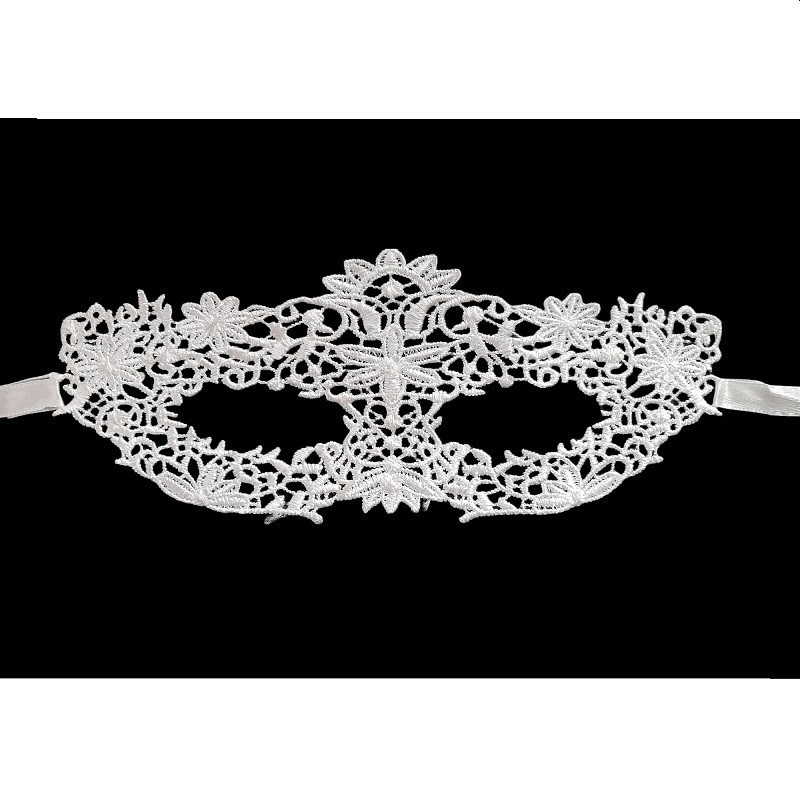 Máscara Encaje Discreet Blanca