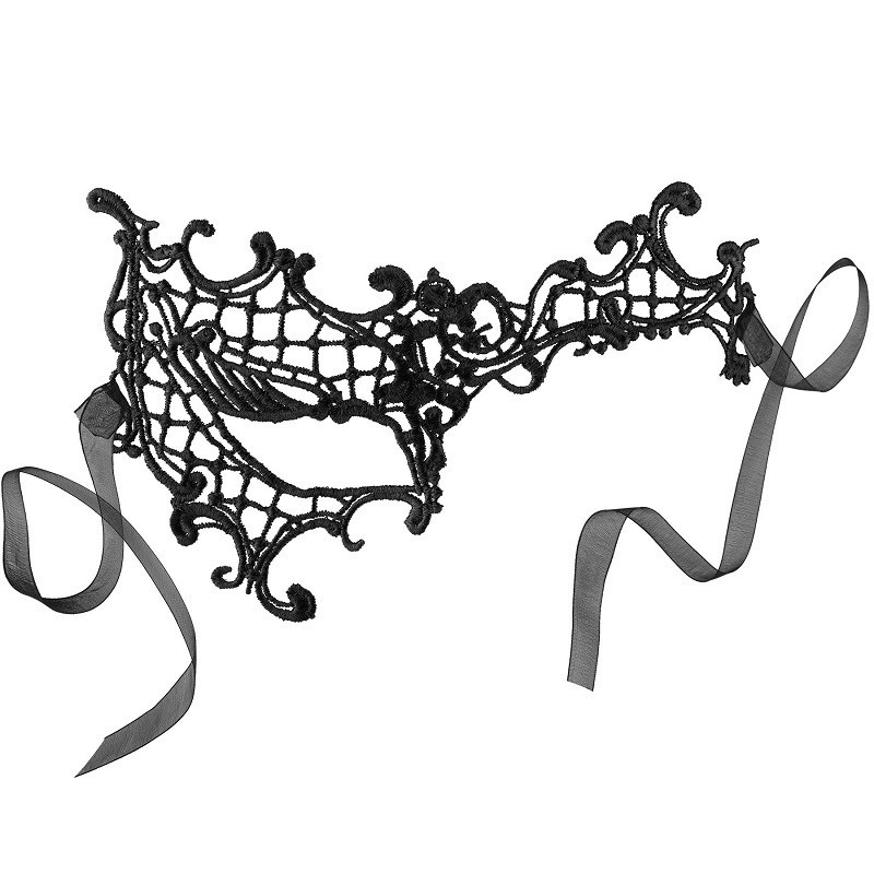 Máscara Encaje Negra Fantome D