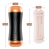 Masturbador Masculino Recargable Vagina y Ano Vibrador Foxshow Boss Series Masturbador Masculino Recargable Vagina y Ano Vibrador Foxshow Boss Series