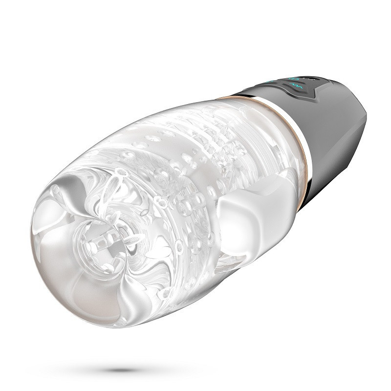 Masturbador Masculino Recargable Vibrador y Succionador Quasar Crushious Masturbador Masculino Recargable Vibrador y Succionador Quasar Crushious