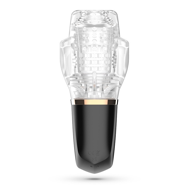 Masturbador Masculino Recargable Vibrador y Succionador Quasar Crushious Masturbador Masculino Recargable Vibrador y Succionador Quasar Crushious