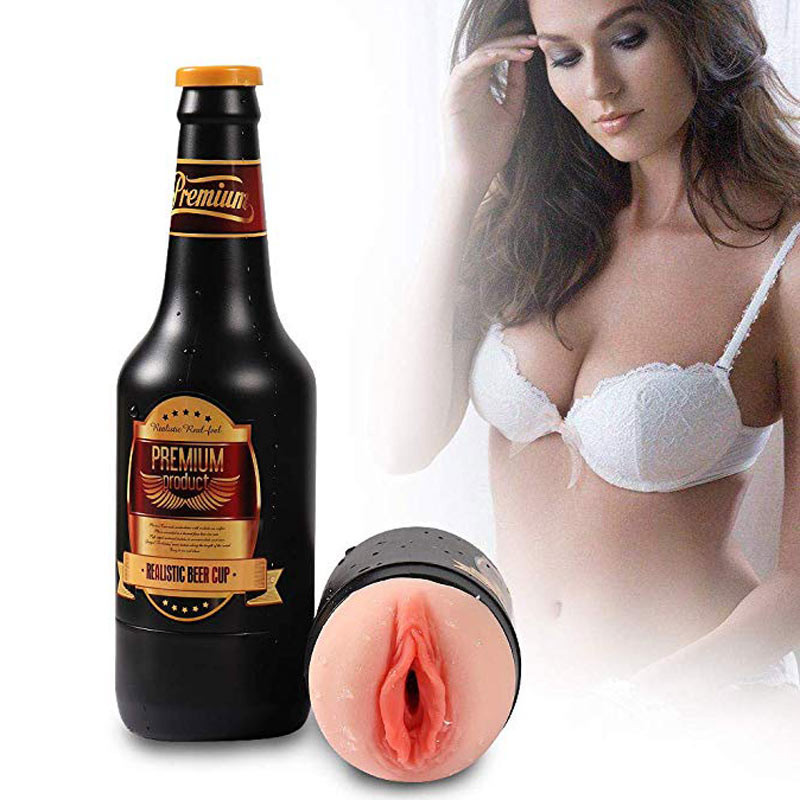 Masturbador Realístico Vagina Botella Cerveza Premium Masturbador Realístico Vagina Botella Cerveza Premium