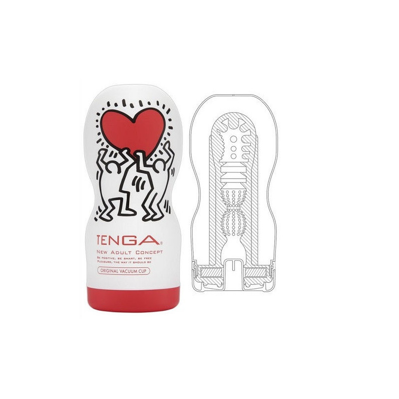 Masturbador Tenga Original Vacuum Cup Keith Haring