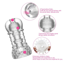 Masturbador Texturado Ice Girl Ondas Círculos 0120