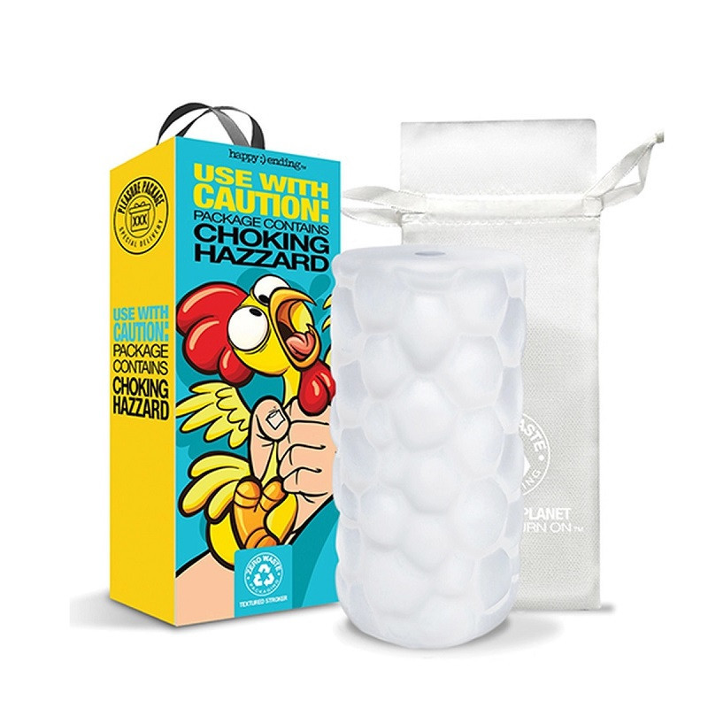 Masturbador Texturado Pleasure Pack Use With Caution