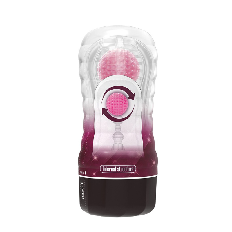 Masturbador Texturado Pretty Love Vacuum Cup Black Hole rosa