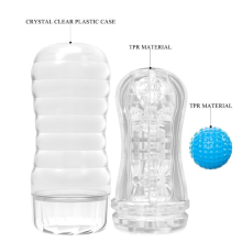 Masturbador Texturado Pretty Love Vacuum Cup Black Planet Azul