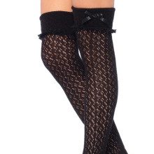 Medias Leg Avenue 6900 Crochet Negras
