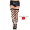 Medias Music Legs Negro Red 4542