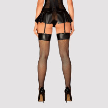 Medias Obsessive Liga Negra Wetlook