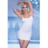 Mini Vestido Chilirose CR-4380 Blanco