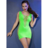 Mini Vestido Chilirose CR-4618 Verde Neón