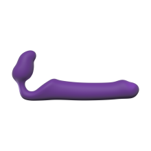 Strapless Arnés Femenino Dildo Doble Adrien Lastic Strapless Bendable Queens L
