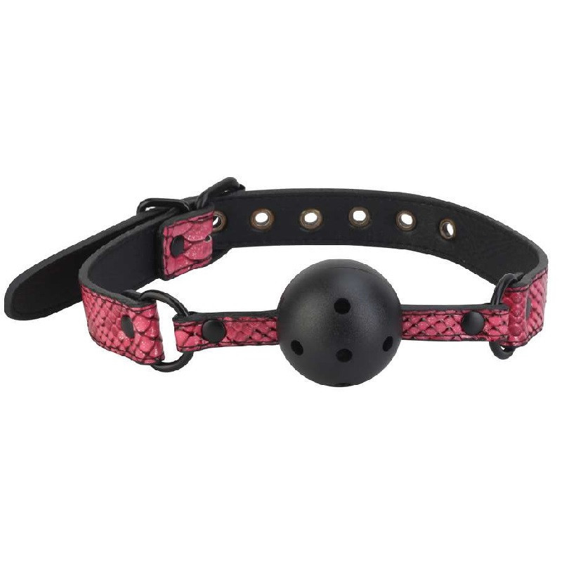 Mordaza Bola Transpirable Blaze Luxury Fetish Rosa Mordaza Bola Transpirable Blaze Luxury Fetish Rosa