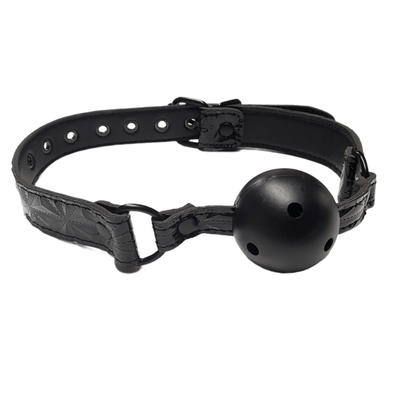 Mordaza Bola Transpirable BTB Negra