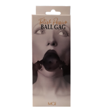 Mordaza Bola Transpirable BTB Negra