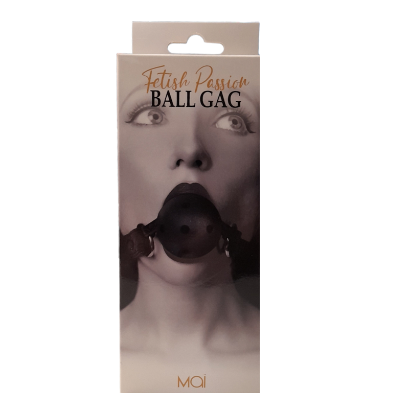 Mordaza Bola Transpirable BTB Negra