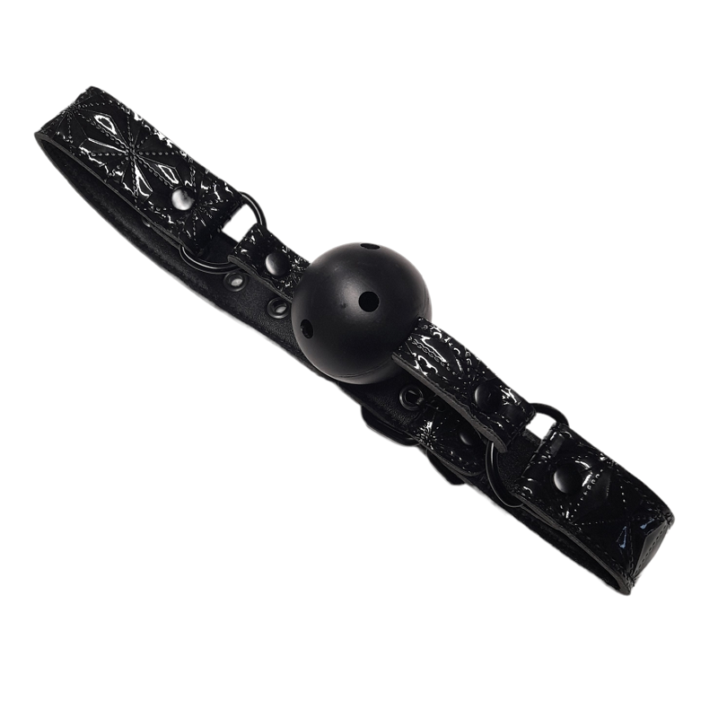 Mordaza Bola Transpirable BTB Negra