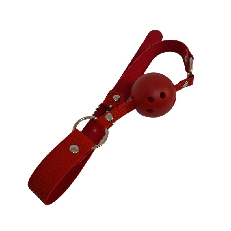 Mordaza Bola Transpirable Color Rojo