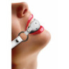 Mordaza Bola Transpirable Ouch Ball Gag Blanca