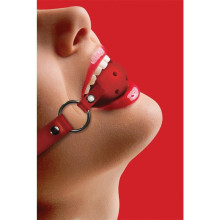 Mordaza Bola Transpirable Ouch Ball Gag Roja