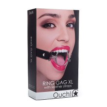 Mordaza Con Anillo Ouch Ring Gag XL Negra
