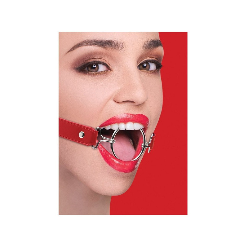 Mordaza Con Anillo Ouch Ring Gag XL Roja