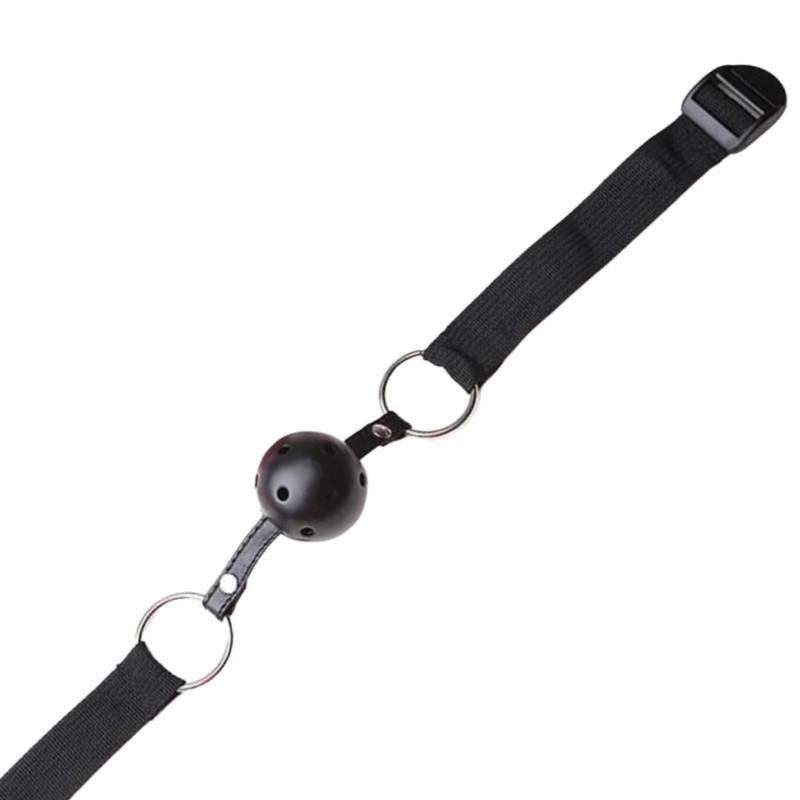 Mordaza Transpirable BDSM Negra