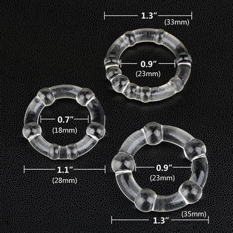 Pack 3 Anillos Flexibles Being Fetish