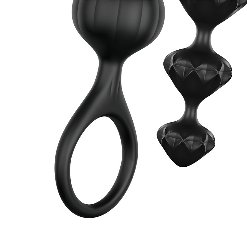 Pack Satisfyer Love Balls Silicone Black