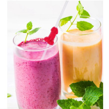 Pajita Pene Intercambiable Rosa