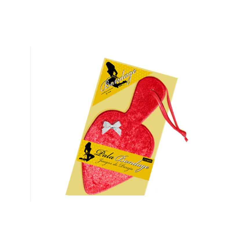 Pala Pequeña Lazo Bondage Roja